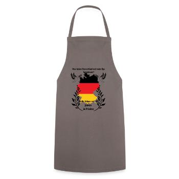 Paix en Allemagne - Tablier de cuisine - gris - Devant - AI Model Male 185 dark (185cm)