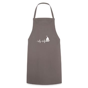Sailors - Cooking Apron - grey - Front - AI Model Male 185 dark (185cm)