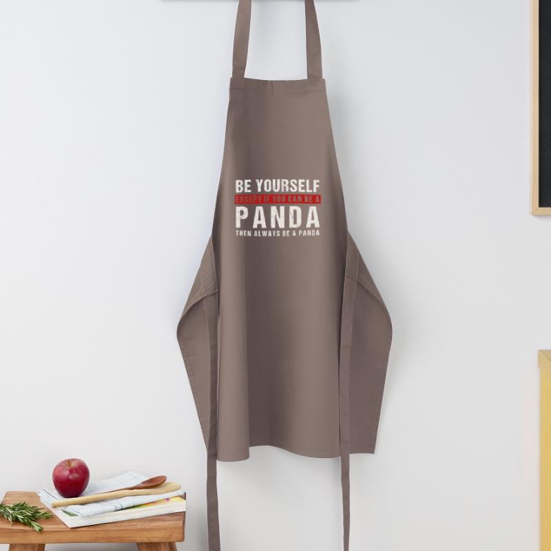 Sei du selbst oder ein Panda Kochschürze