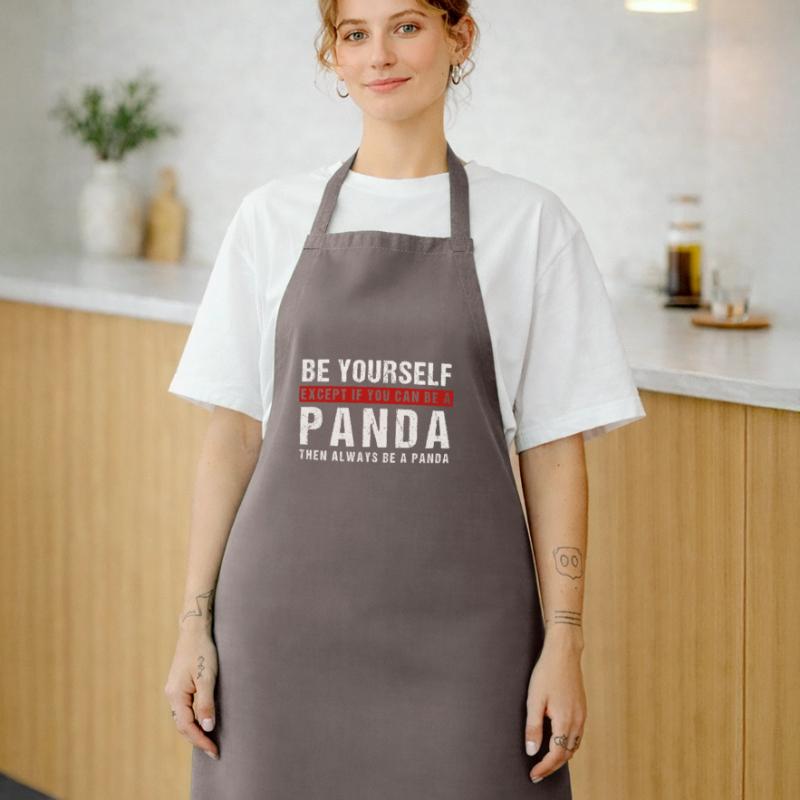 Sei du selbst oder ein Panda Kochschürze