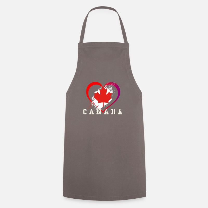 J'aime le canada - Tablier de cuisine - gris