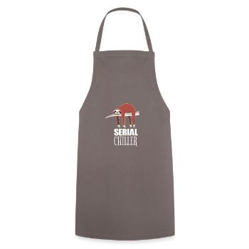 Serial Chiller Série Killer Série Killer Sloth - Tablier de cuisine - gris - Devant - AI Model Male 185 dark (185cm)