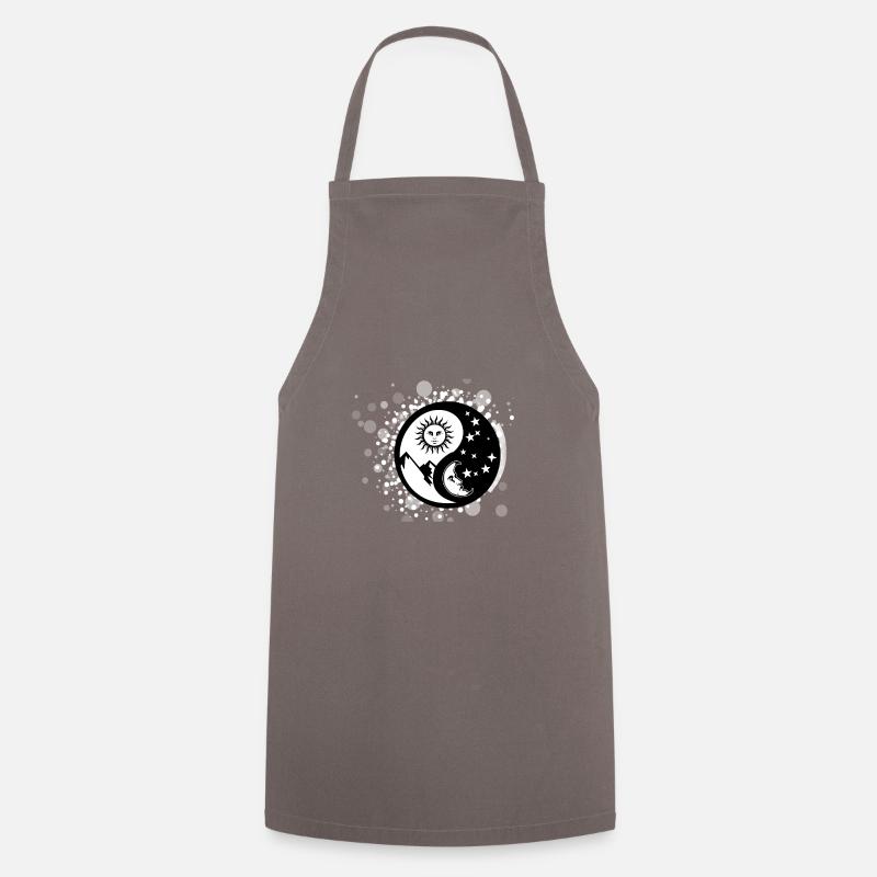 Yin yang - Cooking Apron - grey