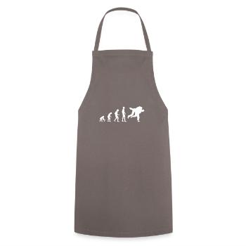 Evolution BJJ Judo Wrestling Grappling - Cooking Apron - grey - Front - AI Model Male 185 dark (185cm)