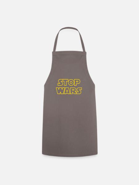Stop Wars - Kochschürze - Grau
