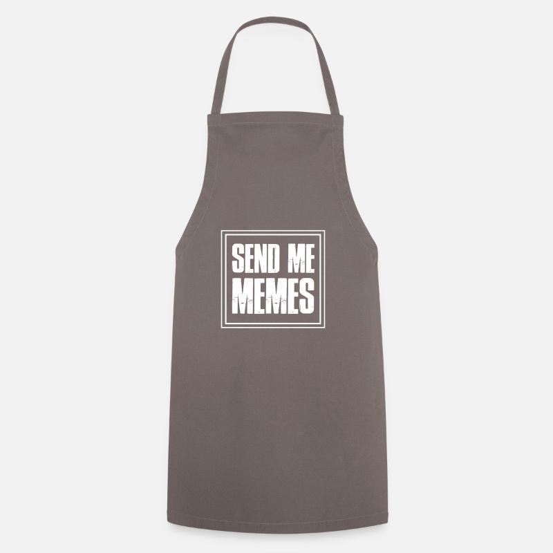 MEMES! - Cooking Apron - grey