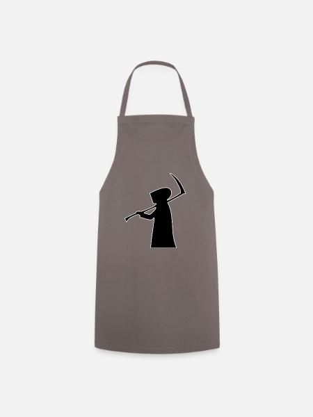 Grim Reaper Grim Reaper Gift Gift Middle Ages - Cooking Apron - grey