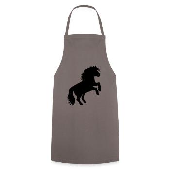 SHETLANDPONY - Kochschürze - Grau - Vorne - AI Model Male 185 dark (185cm)