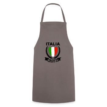 Rugby Italia Maillot De Rugby Pour Italiens Italie - Tablier de cuisine - gris - Devant - AI Model Male 185 dark (185cm)