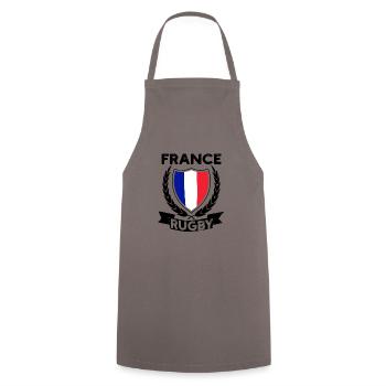 Rugby France Maillot De Rugby Pour les Français France - Tablier de cuisine - gris - Devant - AI Model Male 185 dark (185cm)
