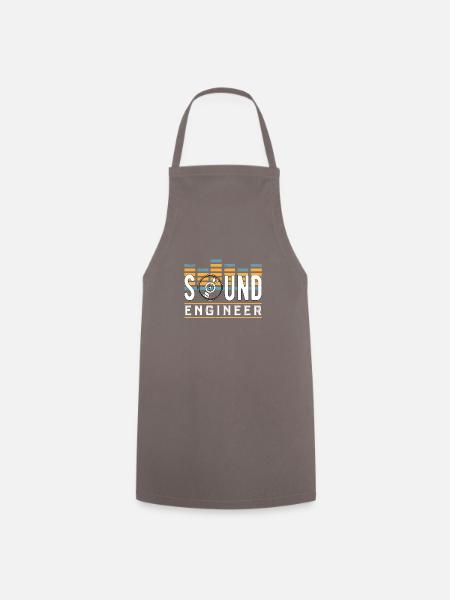 SOUND ENGINEER/ AUDIO ENGINEER GIFT - Kochschürze - Grau