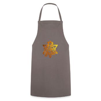 12 Twelve Tribes of Israel - Hebrew Design for an - Cooking Apron - grey - Front - AI Model Male 185 dark (185cm)