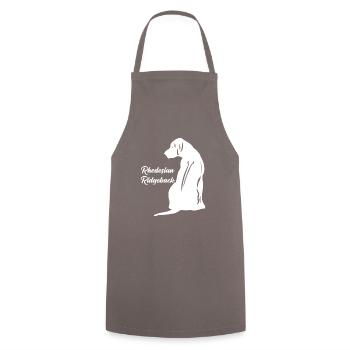 Rhodesian ridgeback dogs saying gift - Cooking Apron - grey - Front - AI Model Male 185 dark (185cm)