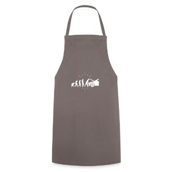 Automotive Mechatronics Engineer - Cooking Apron - grey - Front - AI Model Male 185 dark (185cm)
