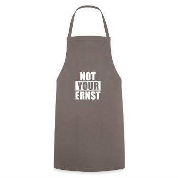 Not your ernst Denglisch T-Shirt - Kochschürze - Grau - Vorne - AI Model Male 185 dark (185cm)