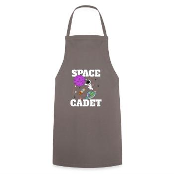 Astronaut Space Gadet Planet Galaxy - Cooking Apron - grey - Front - AI Model Male 185 dark (185cm)