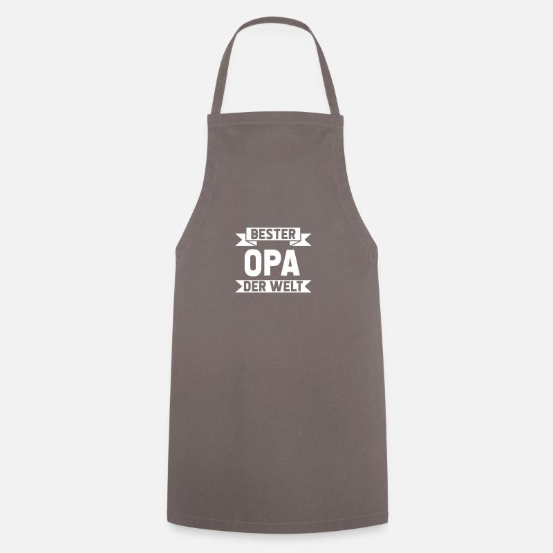 Bester Opa der Welt - Kochschürze - Grau