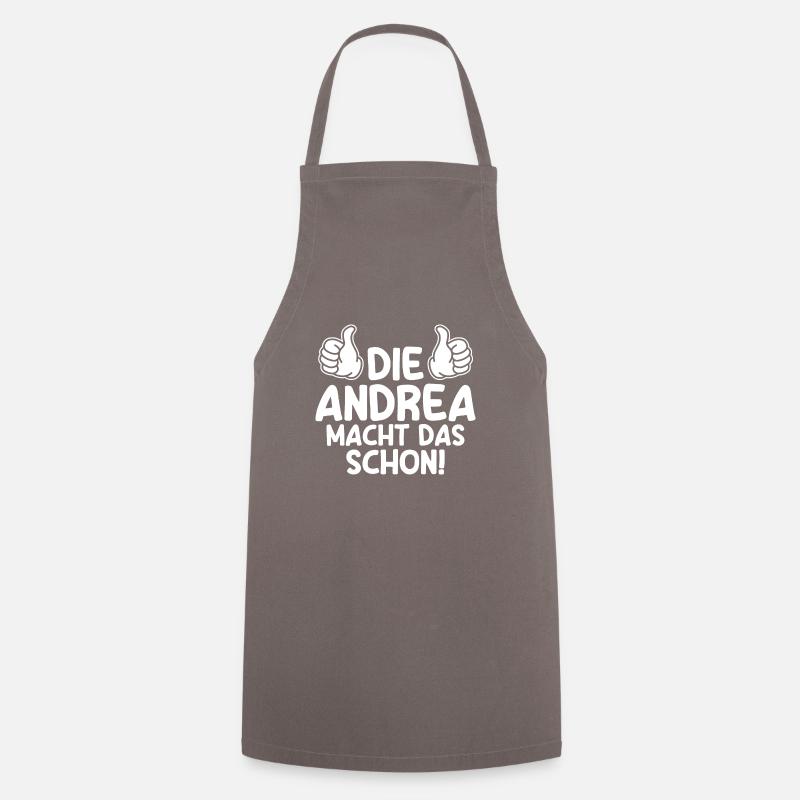Andrea - Kochschürze - Grau