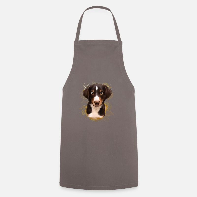 Bernese mountain dog - Cooking Apron - grey