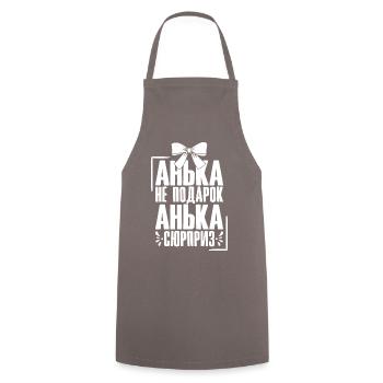 Anna disant en tenue russe Russie pour - Tablier de cuisine - gris - Devant - AI Model Male 185 dark (185cm)