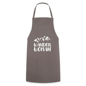 Wander woman - Kochschürze - Grau - Vorne - AI Model Male 185 dark (185cm)