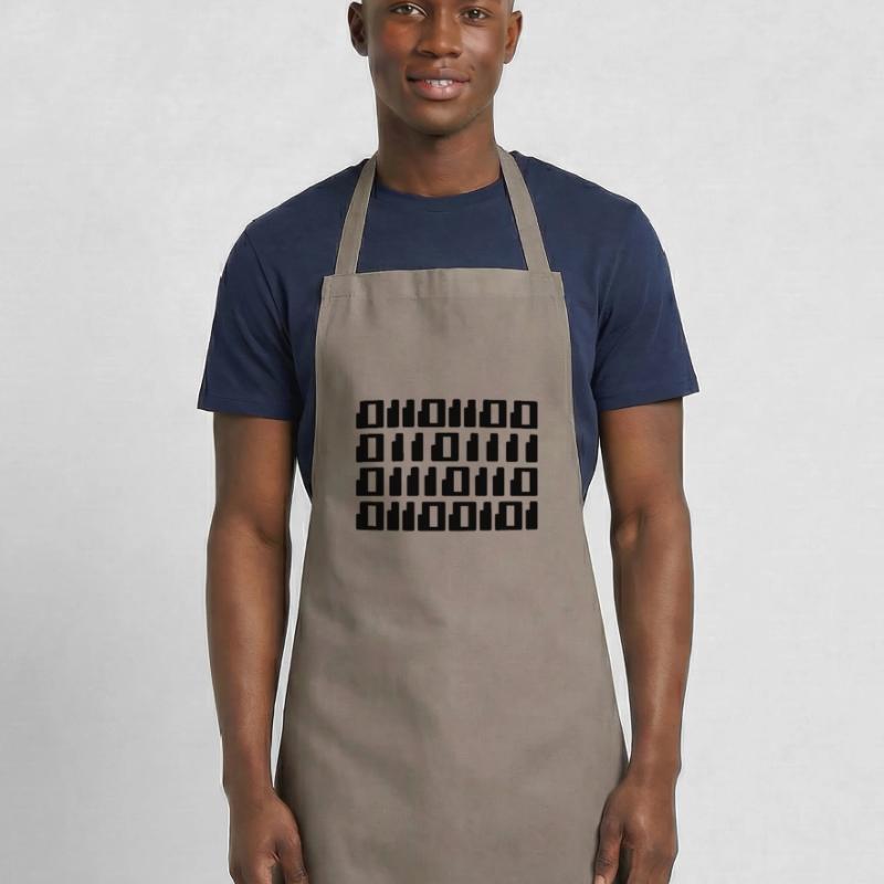 Love in Binary Code Cooking Apron
