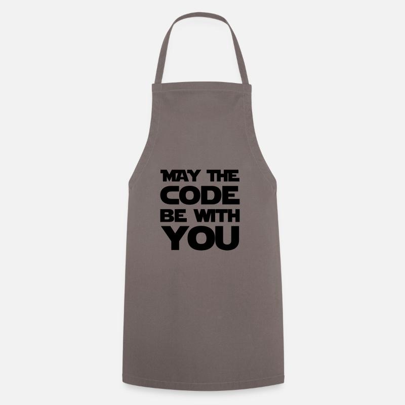 Möge der Code mit Ihnen sein - Kochschürze - Grau