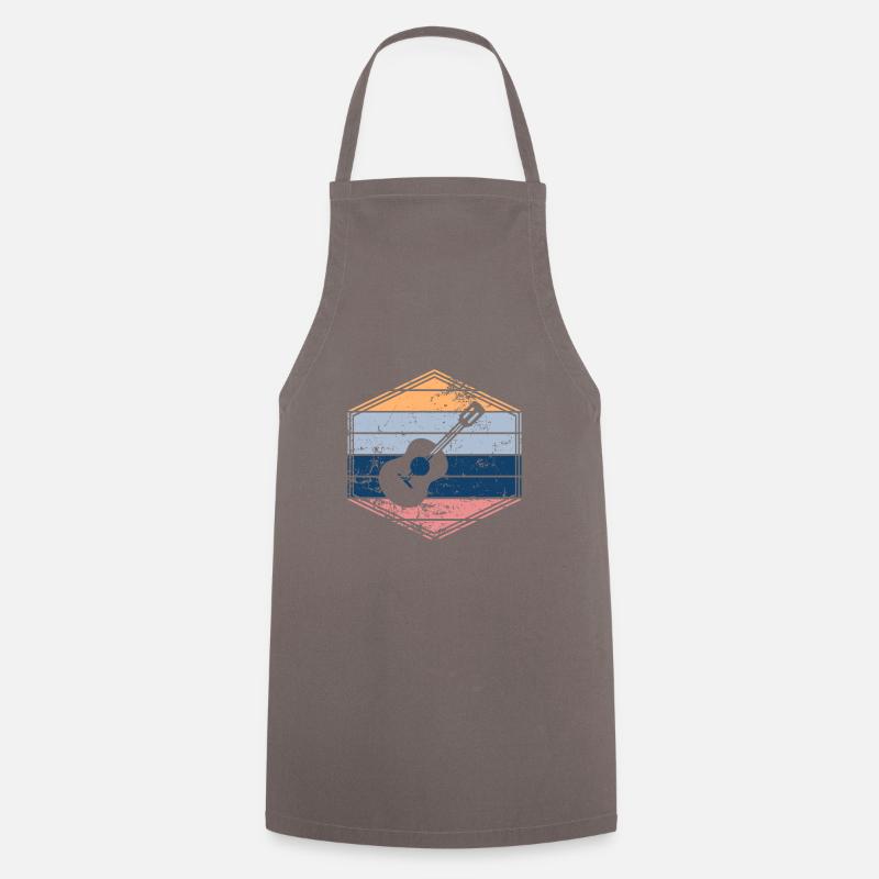 Ukulele - Kochschürze - Grau