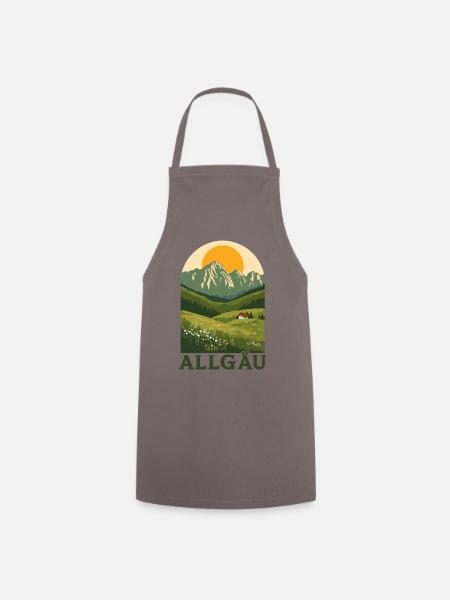 Allgäu Alpine Nature - Kochschürze - Grau