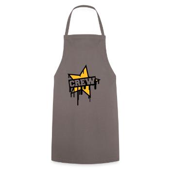 Crew - Tablier de cuisine - gris - Devant - AI Model Male 185 dark (185cm)