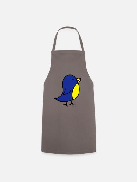 cute-bird - Cooking Apron - grey