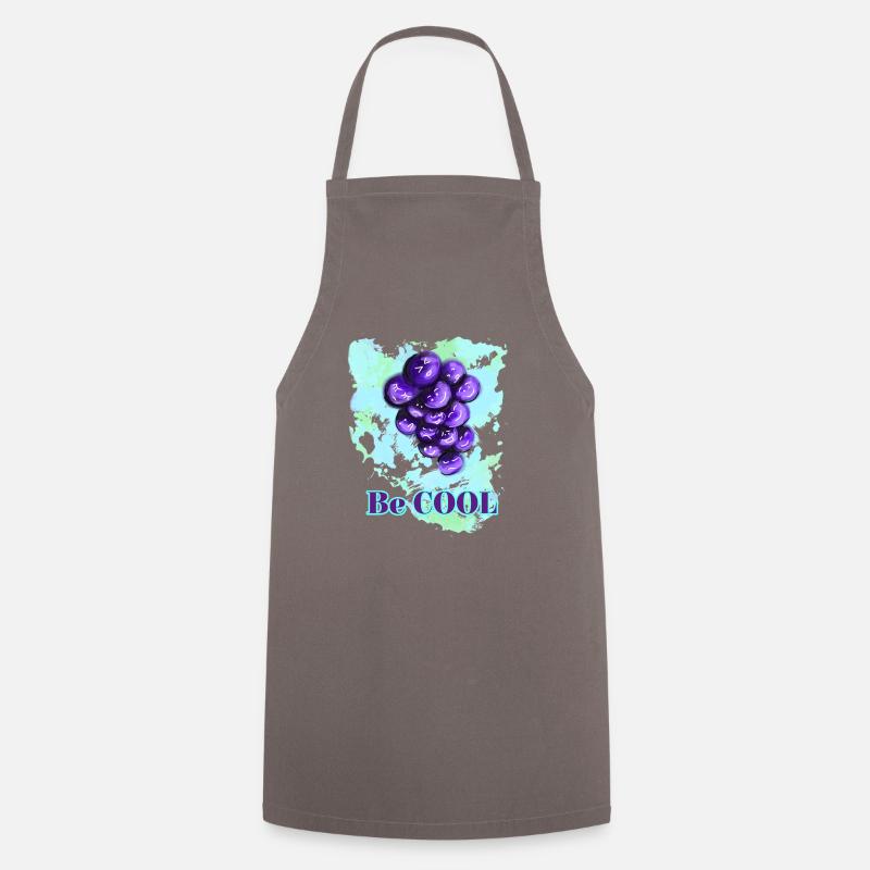 Raisins - Tablier de cuisine - gris