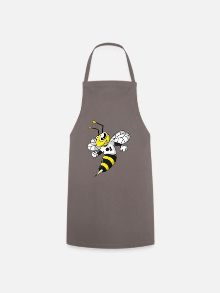 TeeBeeNo.1 - Logoshirt - Kochschürze - Grau