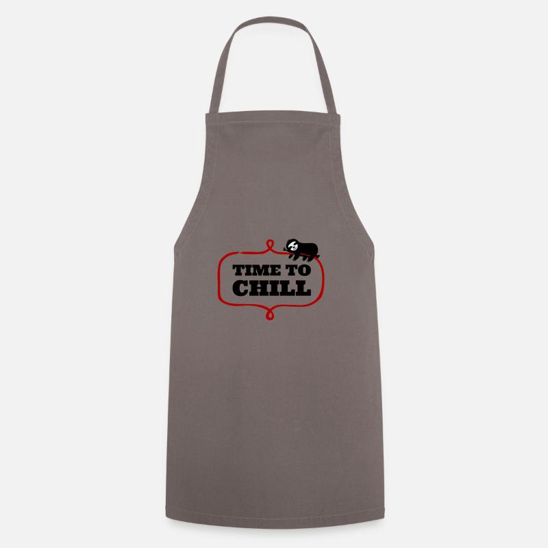Il est temps de se détendre - Tablier de cuisine - gris