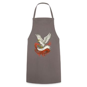 Poland Polska Eagle Epic Flag Flag Gift - Cooking Apron - grey - Front - AI Model Male 185 dark (185cm)