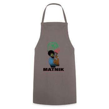 ile martinique cadeau original - Tablier de cuisine - gris - Devant - AI Model Male 185 dark (185cm)