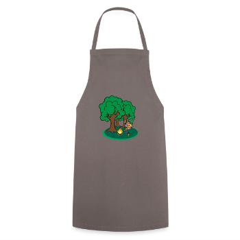 Rumplestiltchen - Tablier de cuisine - gris - Devant - AI Model Male 185 dark (185cm)