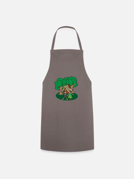 Hansel et Gretel - Tablier de cuisine - gris