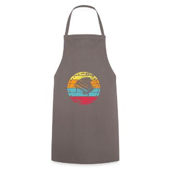 piano - Cooking Apron - grey - Front - AI Model Male 185 dark (185cm)