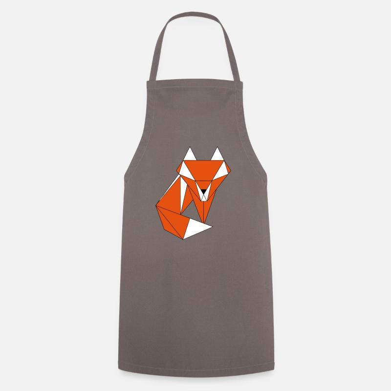 Fox - Cooking Apron - grey