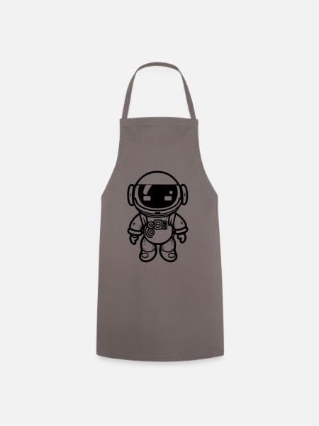 kleiner Astronaut - Kochschürze - Grau
