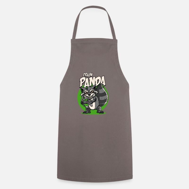 Crash Panda - Conception d’anesthésie et d’ambulancier - Tablier de cuisine - gris