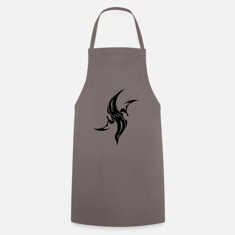 Tattoo Dancing Flame - Cooking Apron - grey