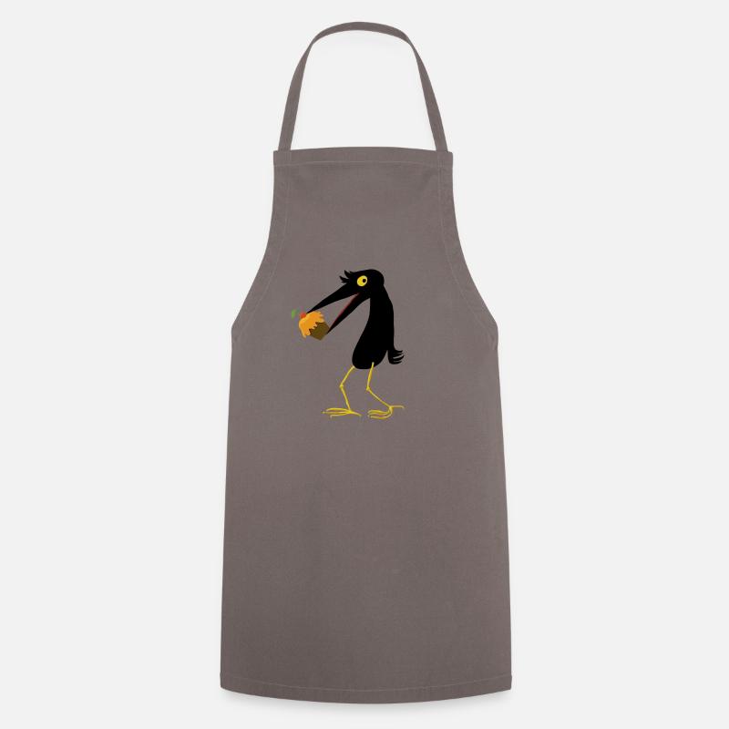 Kuchenvogel - Kochschürze - Grau