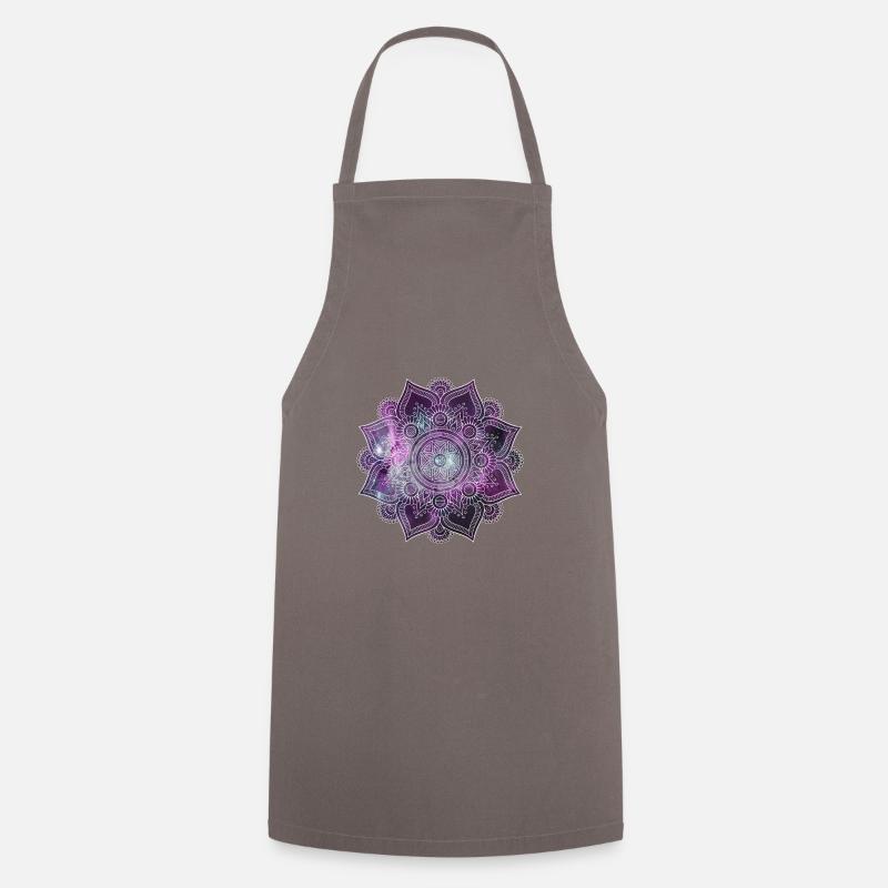 Mandala - Cooking Apron - grey