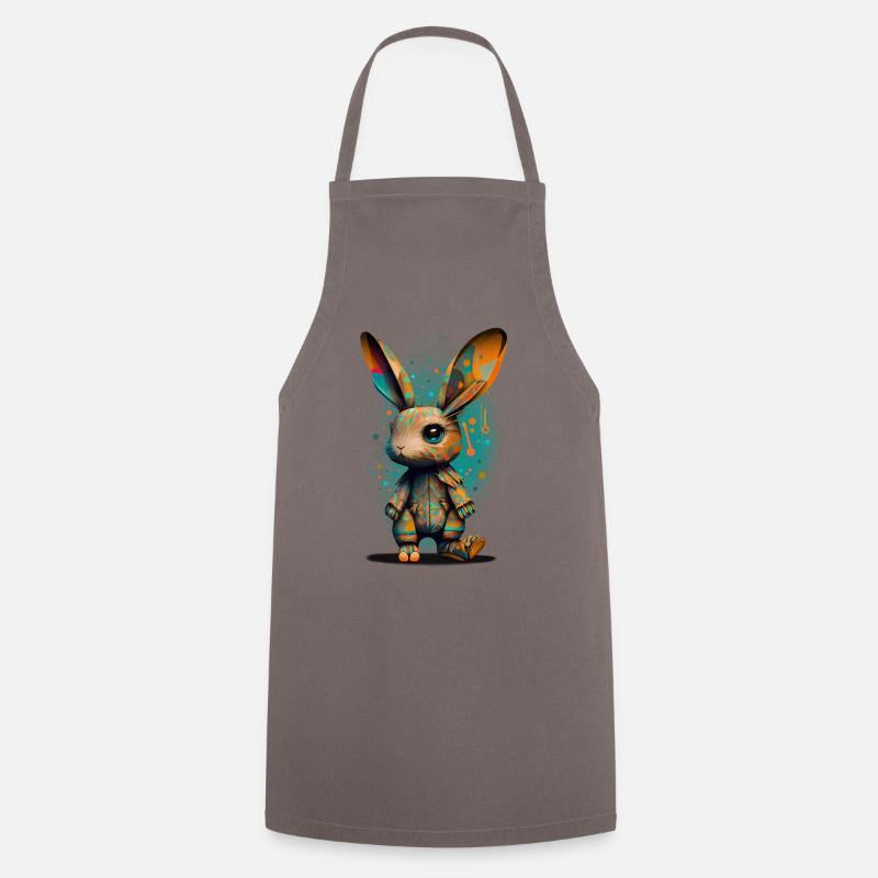 Buddy Bunny - Cooking Apron - grey
