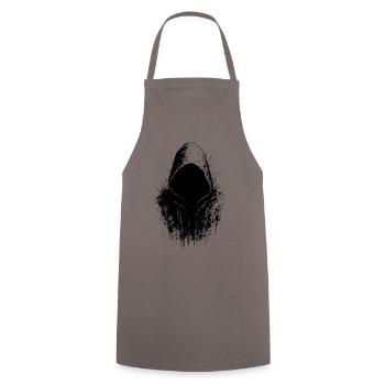 Dark Wanderer - Cooking Apron - grey - Front - AI Model Male 185 dark (185cm)