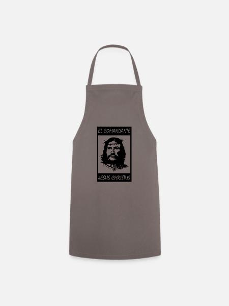 El Comandante Jesus Christus - Kochschürze - Grau