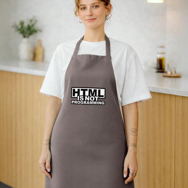 HTML est pas la programmation Tablier de cuisine
