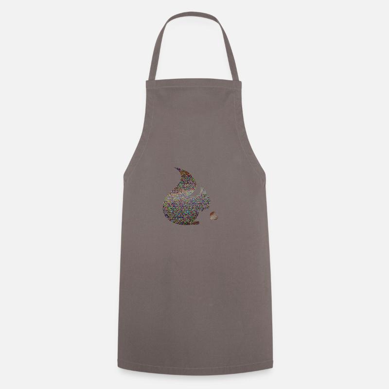 Écureuil paranormal - Tablier de cuisine - gris
